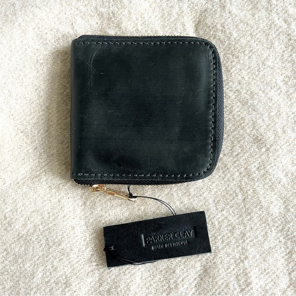 NWT Parker Clay The Meskel Zip Wallet in black - Picture 1 of 5